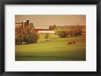 Framed Fall Farm