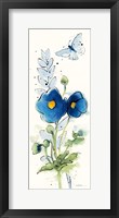Independent Blooms Blue VI Framed Print