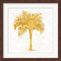 Framed Palm Coast IV on White