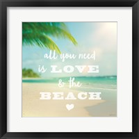 Framed All you need is Beach