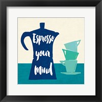 Linen Coffee I Light Framed Print