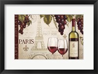 Framed Wine in Paris I