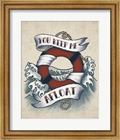 Framed 'Sailor Wisdom II' border=