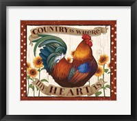 Framed Country Heart I Dots v2