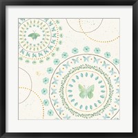 Flutterby Blooms VII Framed Print