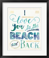 Framed Coastal Words I v.2