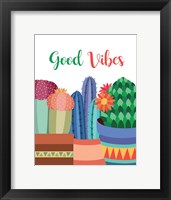 Good Vibes Framed Print