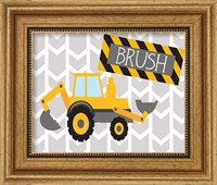 Framed 'Construction Brush' border=