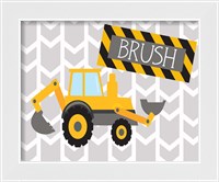 Framed 'Construction Brush' border=