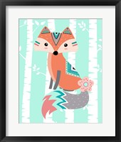 Tribal Fox Girl II Framed Print