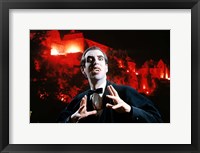 Framed Man In Vampire Makeup And Costume