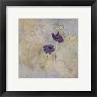 Framed Purple Flower I