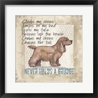 Framed Cocker Spaniel