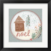 Framed Noel Snow Globe