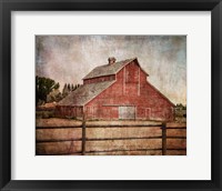 Framed York Road Barn