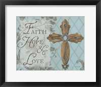 Framed Faith Hope Love