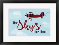 The Sky's the Limit Framed Print
