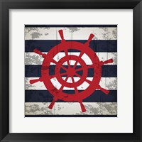 Framed Ship Wheel