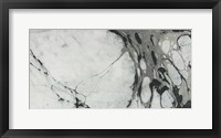 Black and White Marble Panel Trio I Framed Print