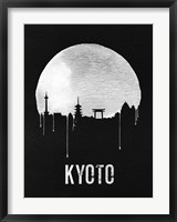 Framed Kyoto Skyline Black