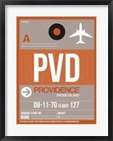Framed PVD Providence Luggage Tag II
