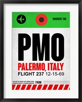 Framed PMO Palermo Luggage Tag I