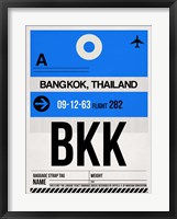 Framed BKK Bangkok Luggage Tag II