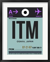 Framed ITM Osaka Luggage Tag II