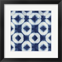 Framed Blue Shibori III