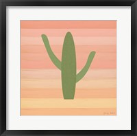 Cactus Desert III Framed Print