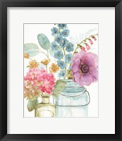 Rainbow Seeds Flowers VIII Framed Print