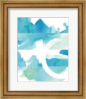 Framed 'Coastal Feel II' border=