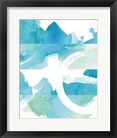 Framed 'Coastal Feel II' border=