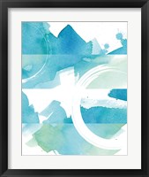 Framed 'Coastal Feel II' border=