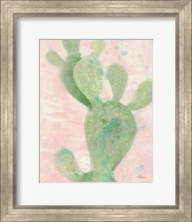 Framed 'Cactus Panel II' border=