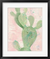 Framed 'Cactus Panel II' border=