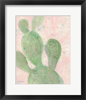 Framed 'Cactus Panel I' border=