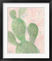 Framed 'Cactus Panel I' border=