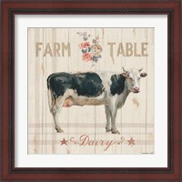 Framed 'Farm Patchwork V' border=