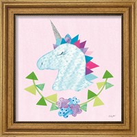 Framed 'Unicorn Power IV' border=