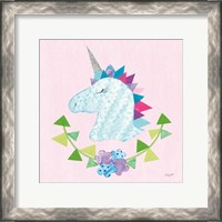 Framed 'Unicorn Power IV' border=