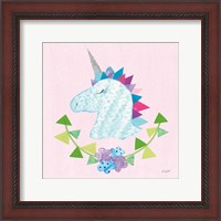 Framed 'Unicorn Power IV' border=