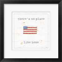 Framed 'USA Cuties I Shiplap' border=