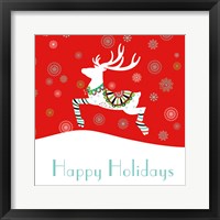 Mod Holiday II Framed Print