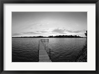 Framed Pier in Lake Minnetonka, Minnesota