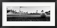 Framed Close Up Golf Ball And Hole, Hawaii