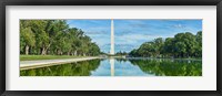 Framed Reflection of Washington Monument on Water, Washington DC