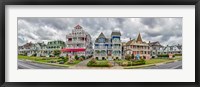 Framed Cottages in a row, Beach Avenue, Cape May, New Jersey