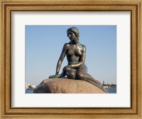 Framed Close-up of The Little Mermaid statue, Copenhagen, Denmark