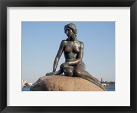 Framed Close-up of The Little Mermaid statue, Copenhagen, Denmark